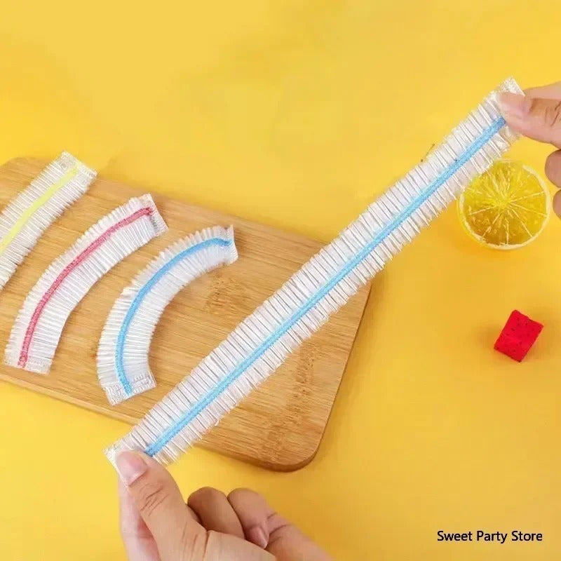 Disposable Food Cover Bag Wrap Plastic Bag Elastic Food Bowl Protective Covers Fruit Vegetable Storage Bag Fresh Keeping Bags