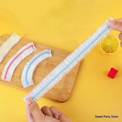 Disposable Food Cover Bag Wrap Plastic Bag Elastic Food Bowl Protective Covers Fruit Vegetable Storage Bag Fresh Keeping Bags