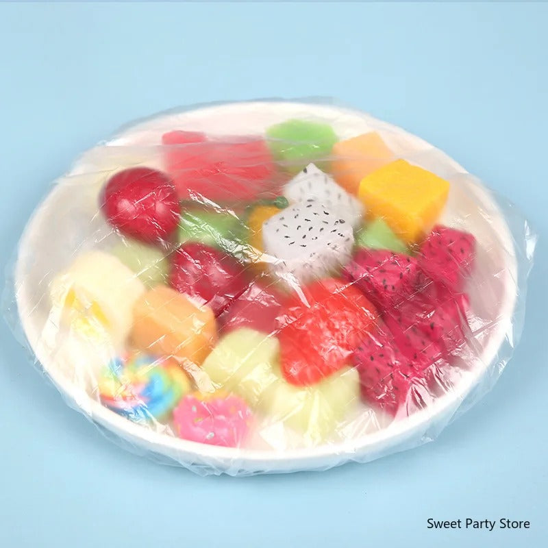 Disposable Food Cover Bag Wrap Plastic Bag Elastic Food Bowl Protective Covers Fruit Vegetable Storage Bag Fresh Keeping Bags