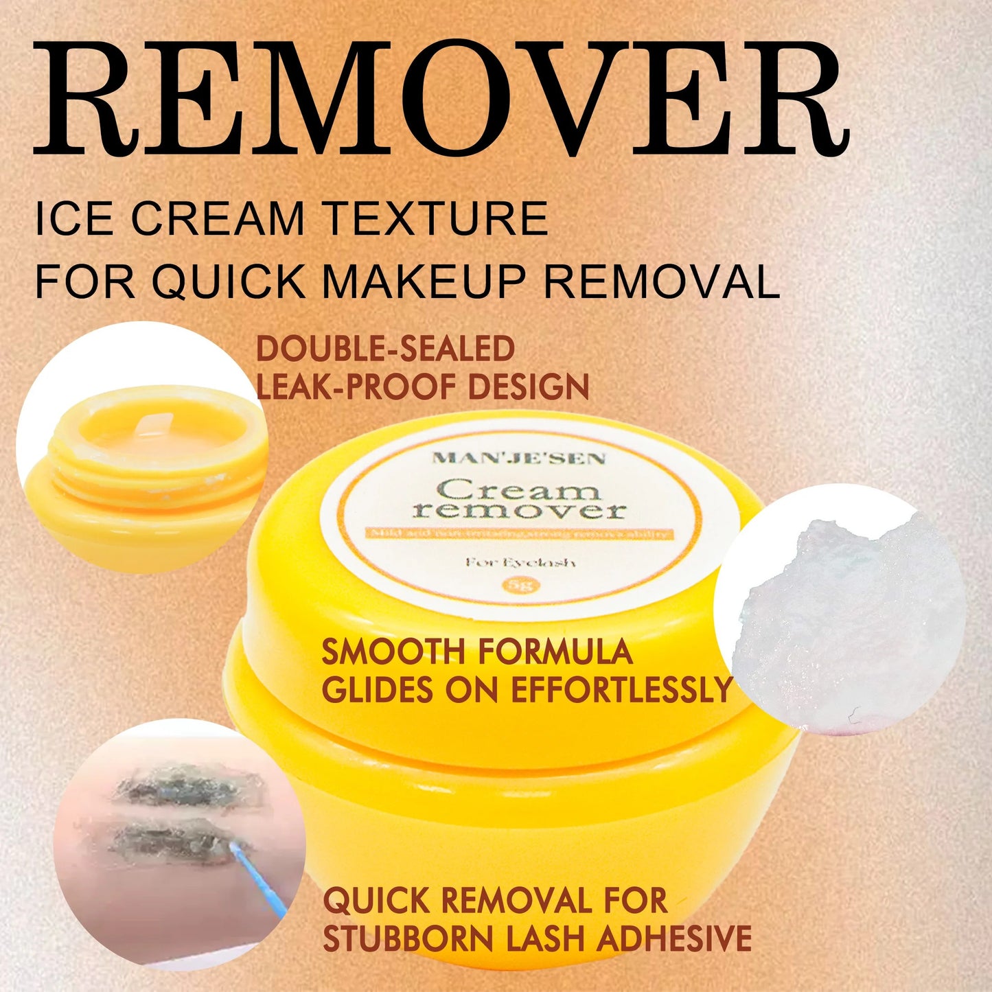 DIY 5ml Fast Drying Strong False Eye Lash Extension Glue Adhesive Retention 7-14 days Low Smell Mink Eyelash Glue at home