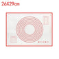 UNTIOR 1PCS Silicone Baking Mat Kneading Pad Dough Mat Pizza Cake Dough Maker Kitchen Cooking Grill Non-Stick Gadgets Bakeware