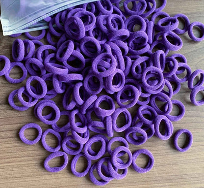 50/100Pcs Hair Bands for Children Colorful Nylon Scrunchie Hair Ties Rubber Band Kids Elastic Hair Leagues Girl Hair Accessories
